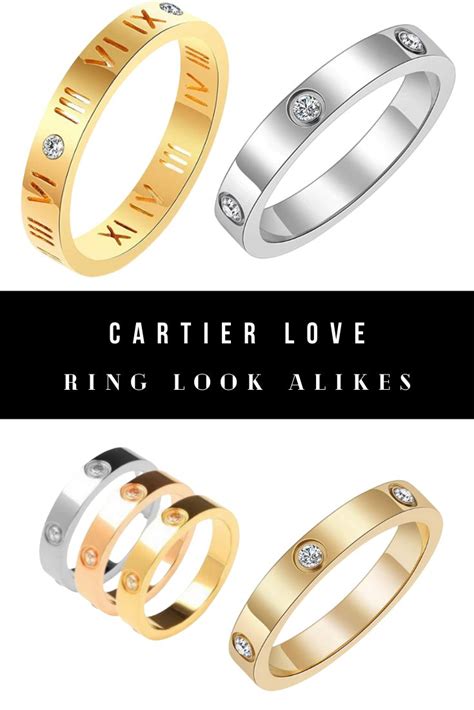 cartier ring amazon dupe|cartier dupe look alikes.